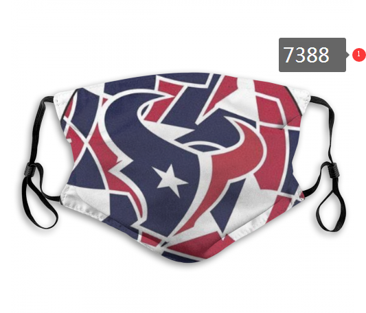 NFL 2020 Houston Texans #43 Dust mask with filter